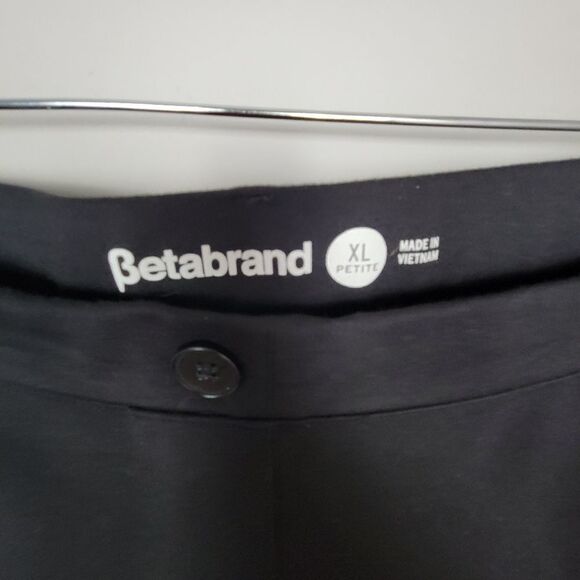 Betabrand Women's W0104 Classic Pull-on Dress Yoga Pants Sz XLP Black Bootcut - Picture 2 of 4